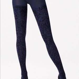 Wolford Sapphire blue Cassandra tights